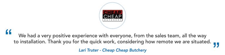 Cheap Cheap Butchery Client Testimonial